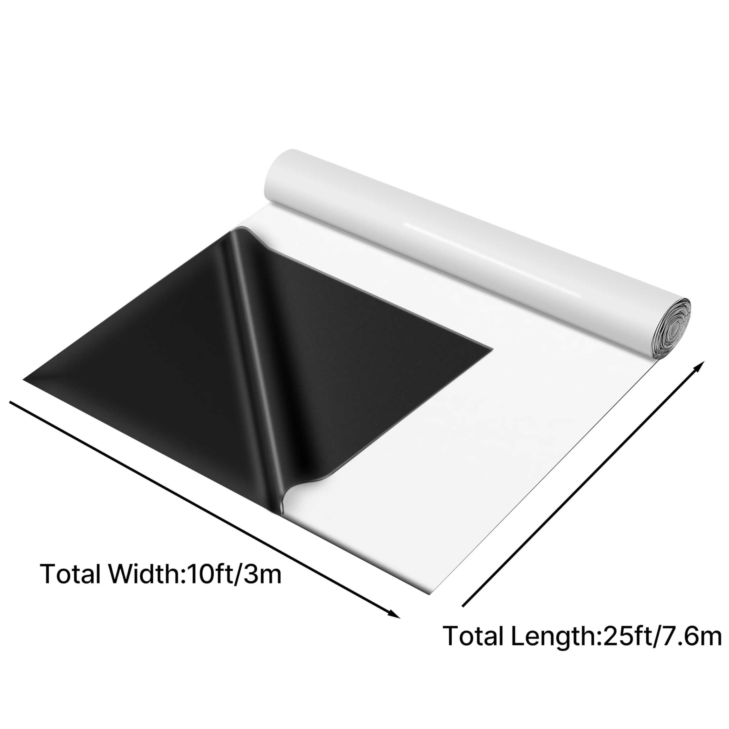 Amazon.com: TEXALAN Black and White Panda Film 5.5 Mil Poly Film